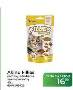 Tamda Foods Akinu Fillies pamlsky s drůbežia sýrem pro kočky nabídka