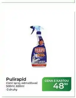 Tamda Foods Pulirapid čistič sprej, odmašťovač 500ml, 650ml nabídka