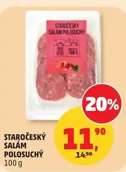 Penny Market Staročeský salám polosuchý nabídka