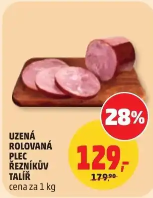 Penny Market Uzená rolovaná plec řezníkův talíř nabídka