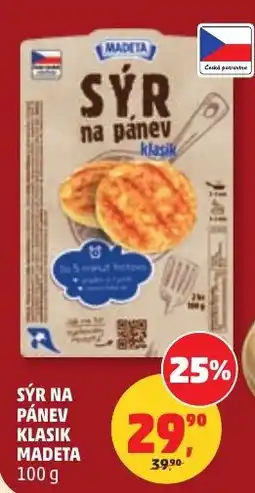 Penny Market Sýr na pánev klasik Madeta nabídka