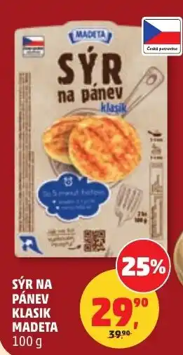 Penny Market Sýr na pánev klasik Madeta nabídka