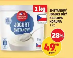 Penny Market Smetanový jogurt bílý karlova koruna nabídka