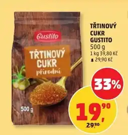 Penny Market Třtinový cukr gustito nabídka