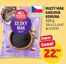 Penny Market Mletý mák karlova koruna nabídka
