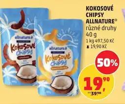Penny Market Kokosové chipsy allnature nabídka