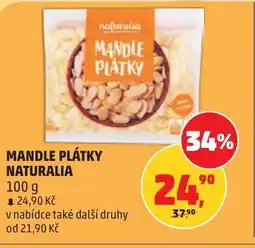 Penny Market Mandle plátky naturalia nabídka