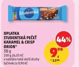 Penny Market Oplatka studentská pečeť karamel & crisp orion nabídka