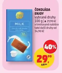 Penny Market Čokoláda Enjoy nabídka