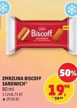 Penny Market Zmrzlina biscoff sandwich nabídka