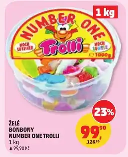 Penny Market Želé bonbony number one trolli nabídka