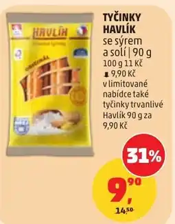 Penny Market Tyčinky havlík nabídka
