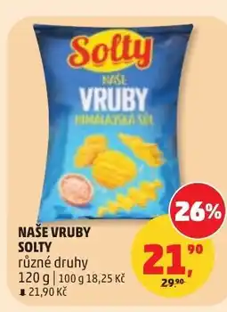 Penny Market Naše vruby solty nabídka