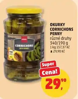 Penny Market Okurky cornichons penny nabídka