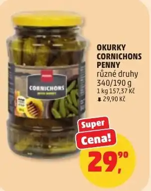 Penny Market Okurky cornichons penny nabídka