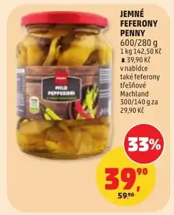 Penny Market Jemné feferony penny nabídka