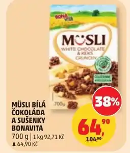 Penny Market Müsli bílá, čokoláda a sušenky bonavita nabídka