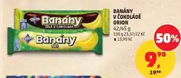 Penny Market Banány v čokoládě orion nabídka