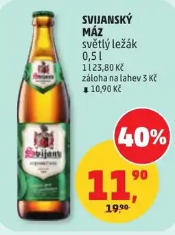 Penny Market Svijanský máz světlý ležák nabídka