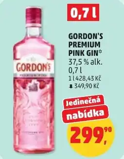 Penny Market Gordon's premium pink gin nabídka