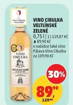 Penny Market Vino cibulka veltlínské zelené nabídka