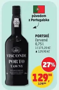 Penny Market Portské červené nabídka
