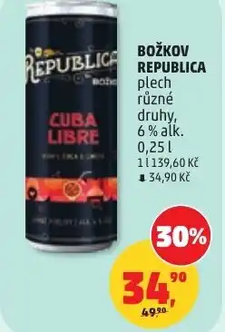 Penny Market Božkov republica plech nabídka