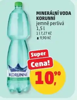 Penny Market Minerální voda korunní jemně perlivá nabídka