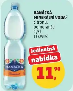 Penny Market Hanácká minerální voda nabídka