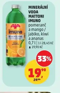 Penny Market Minerální voda mattoni imuno nabídka