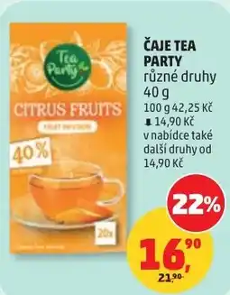 Penny Market Čaje tea party nabídka