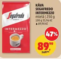Penny Market Káva segafredo intermezzo mletá nabídka