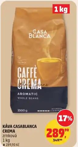 Penny Market Káva casablanca crema zrnková nabídka