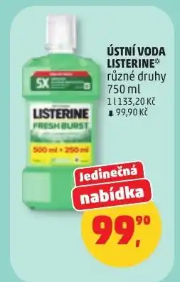 Penny Market Ústní voda listerine nabídka