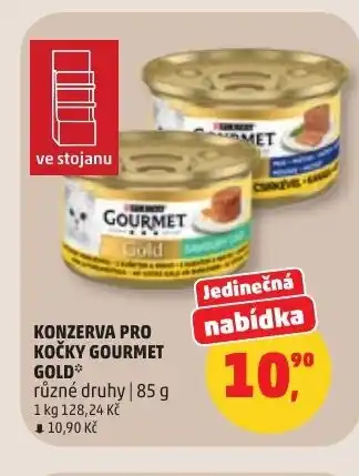 Penny Market Konzerva pro kočky gourmet gold nabídka