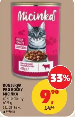 Penny Market Konzerva pro kočky micinka nabídka