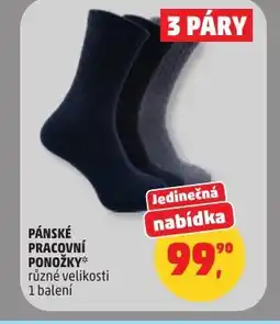 Penny Market Pánské pracovní ponožky nabídka