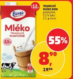 Penny Market Trvanlivé mléko boni nabídka