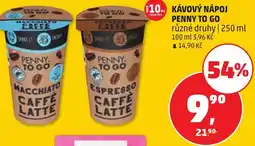 Penny Market Kávový nápoj penny to go nabídka
