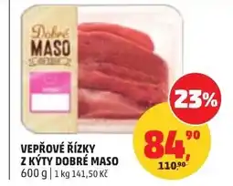 Penny Market Vepřové řízky z kýty dobré maso nabídka