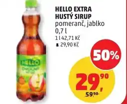 Penny Market Hello extra hustý sirup nabídka