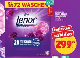 Penny Market Prášek na praní flower dream lenor nabídka