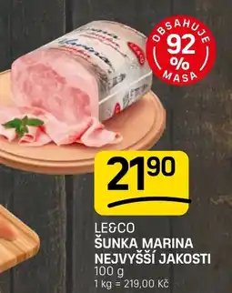 Flop LE&CO Šunka marina nejvyšší jakosti nabídka