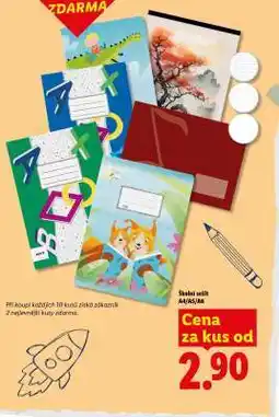 Lidl Školní sešit nabídka