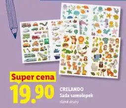 Lidl CRELANDO Sada samolepek nabídka