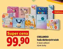Lidl CRELANDO SADA DÁRKOVÝCH TAŠEK nabídka