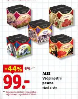 Lidl ALBI Vědomostní pexeso nabídka