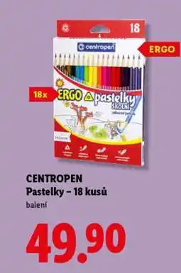 Lidl CENTROPEN Pastelky – 18 kusů nabídka