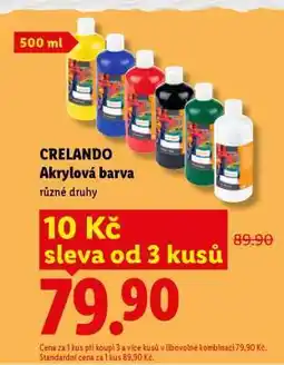 Lidl CRELANDO Akrylová barva nabídka