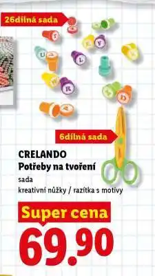 Lidl CRelando POTŘEBY NA TVOŘENÍ nabídka